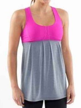 🍋 Lululemon Run Your Heart Out Tank SZ 8 EUC